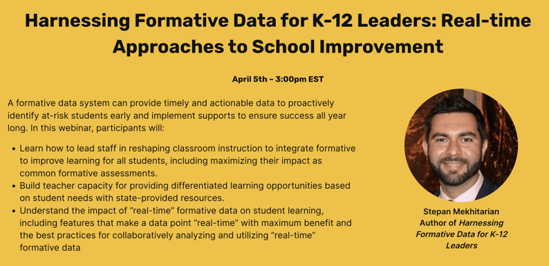 Harnessing Formative Data for K-12 Leaders 